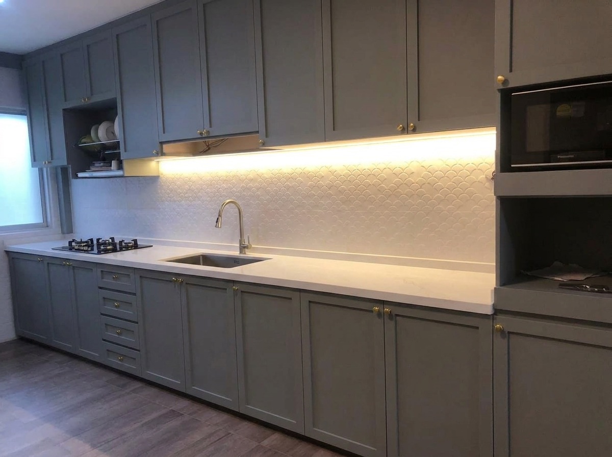 HDB kitchen renovation by Unique Interior Design