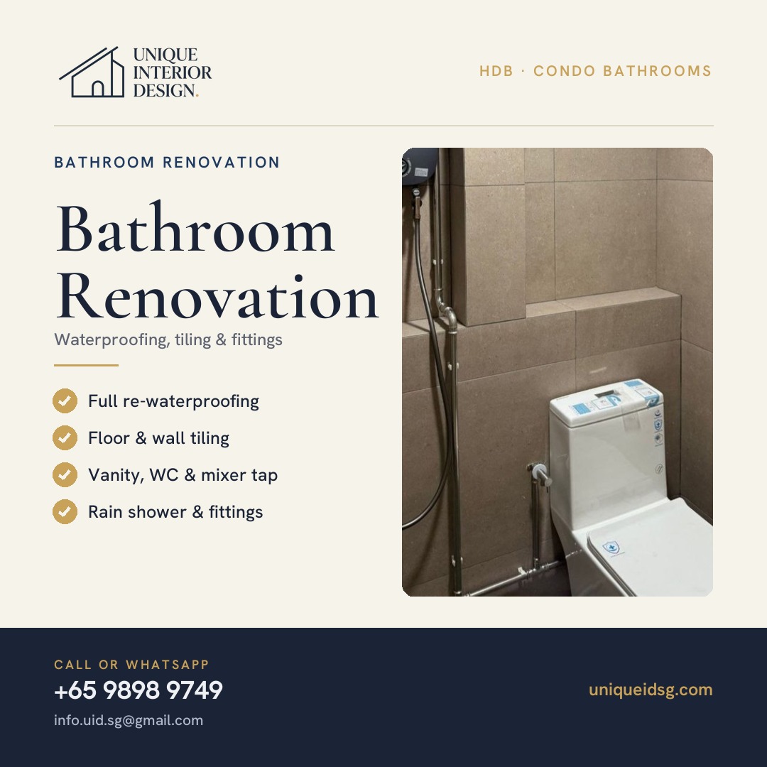 Best HDB Bathroom Renovation in Singapore | Cost & Guide
