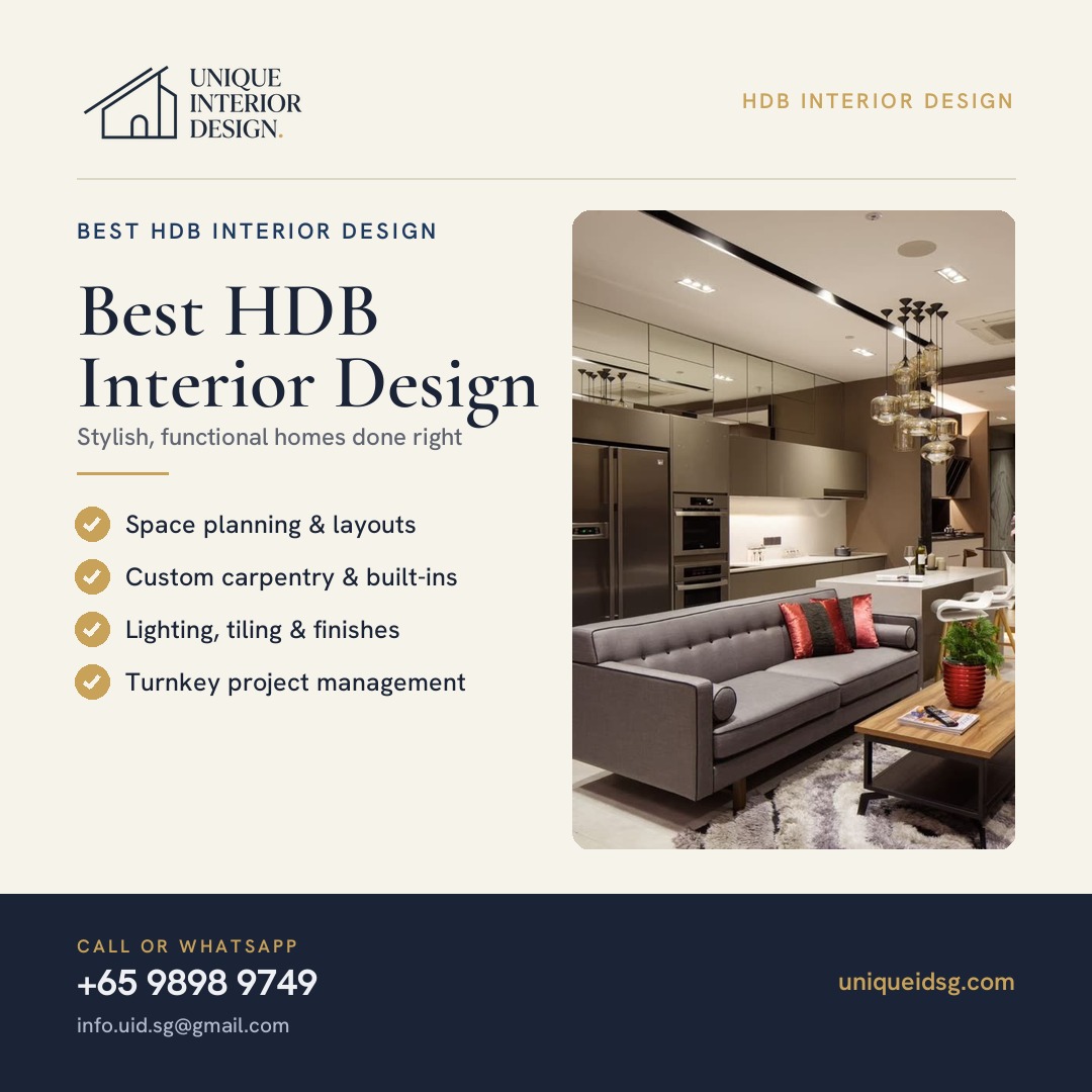 Best HDB Interior Design in Singapore | Ideas & Cost