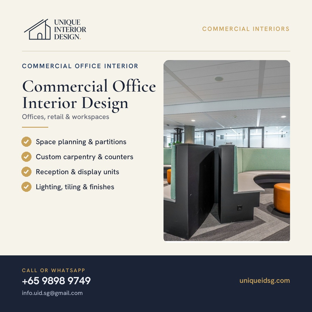 Commercial & Office Interior Design Singapore | Renovation