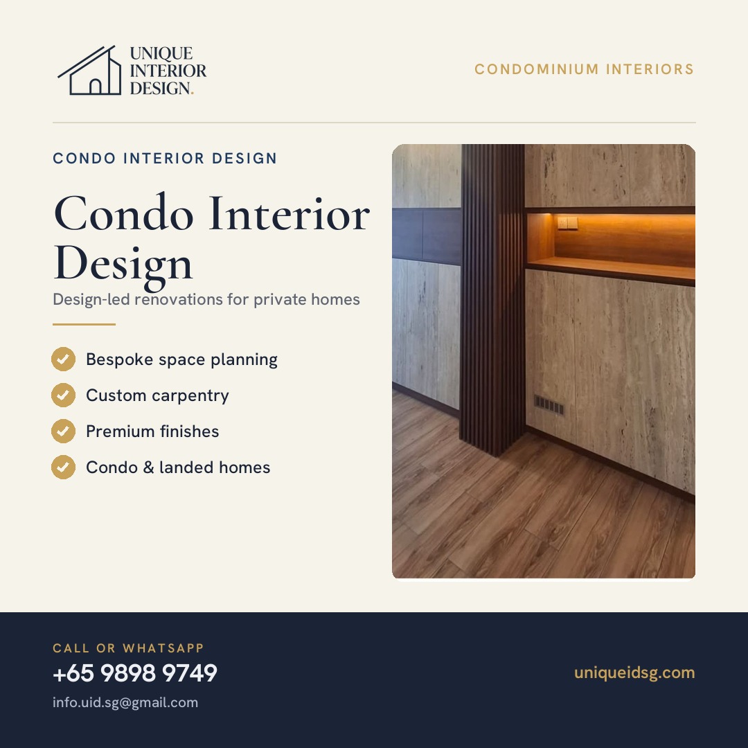 Condo Interior Design Singapore | Professional Interior Renovation & Space Planning