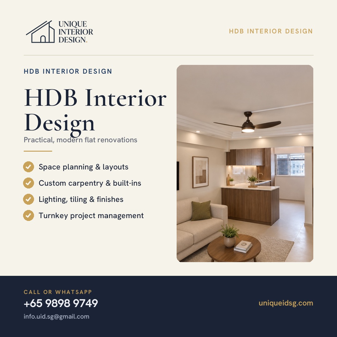 HDB Interior Design Singapore | Modern, Practical Renovation
