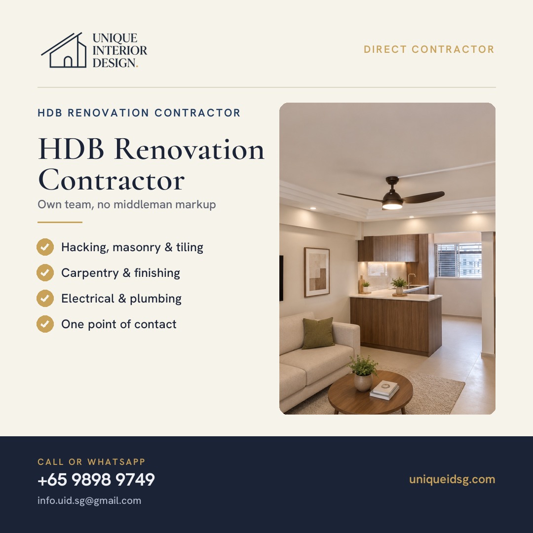 Best HDB Renovation Contractor Singapore | How to Choose