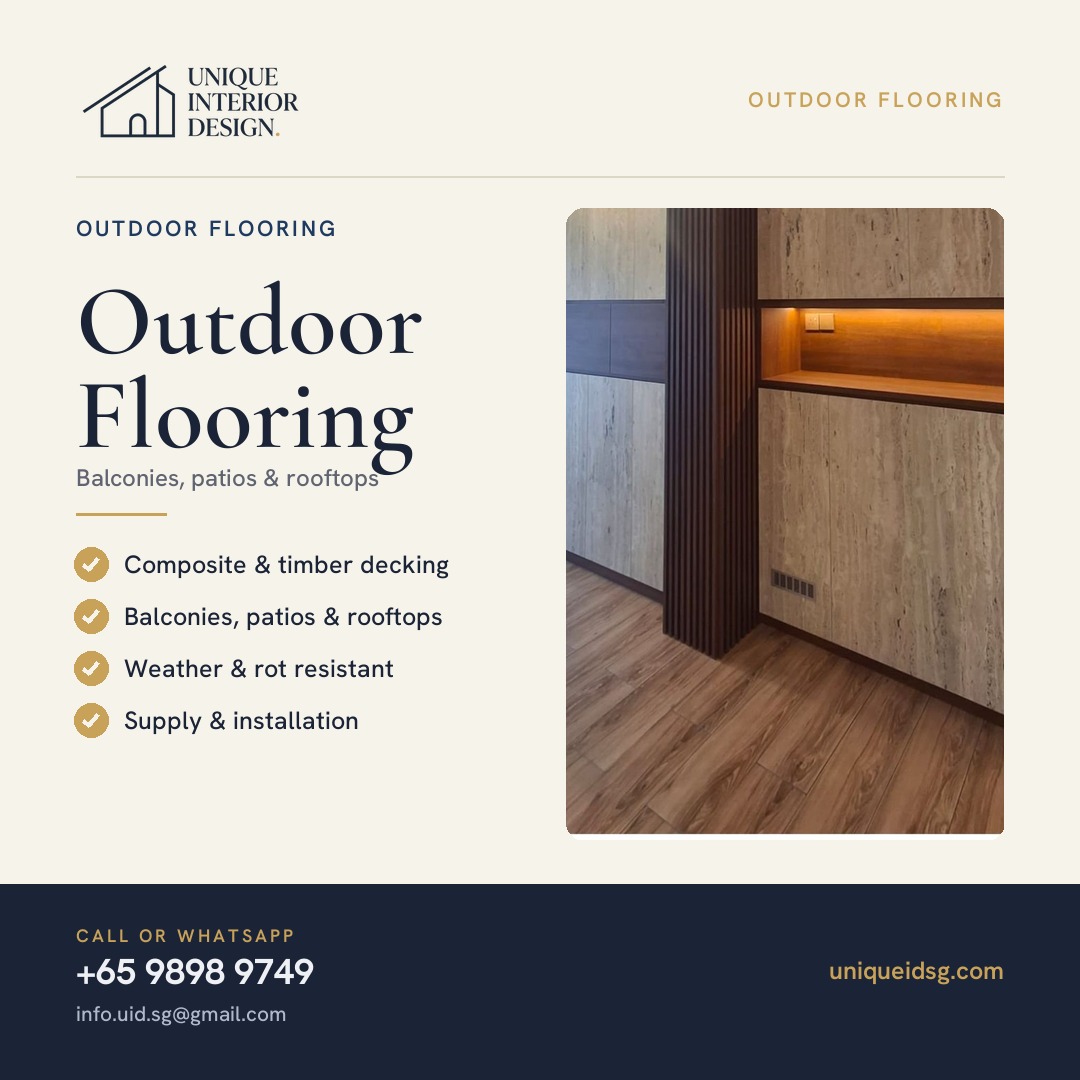 Outdoor Flooring Singapore – Durable, Stylish & Functional Solutions for Every Space