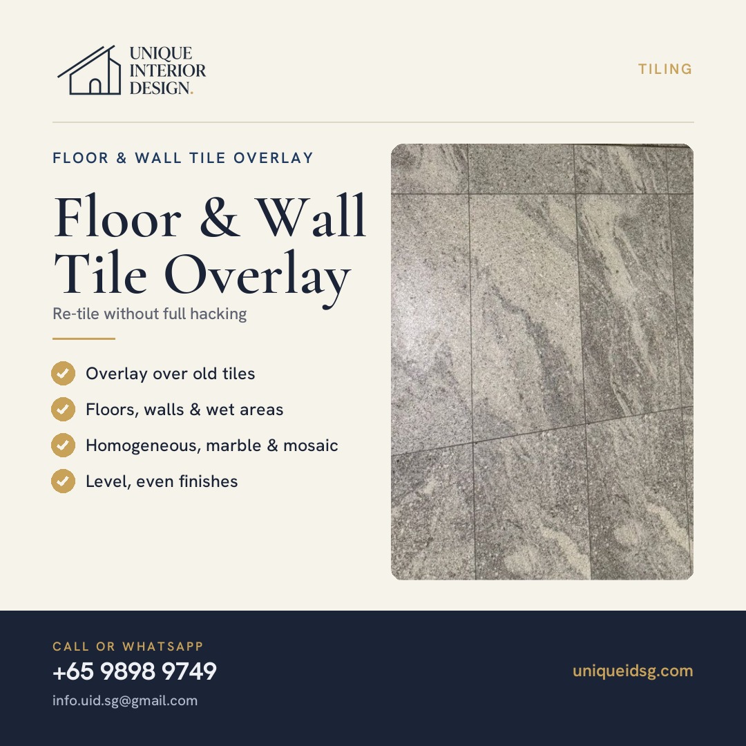 Floor and Wall Tile Overlay – A Smart Renovation Solution for Modern Spaces