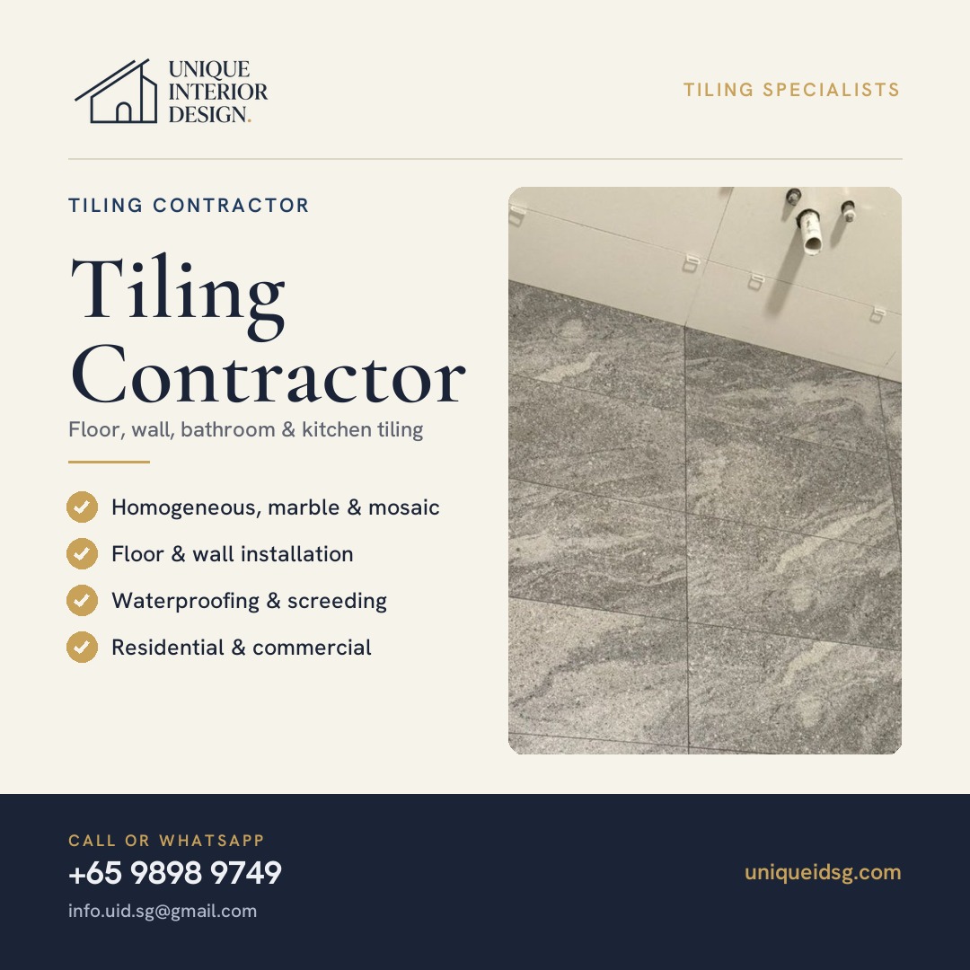 Tile Contractors Singapore | Professional Residential & Commercial Tiling Services