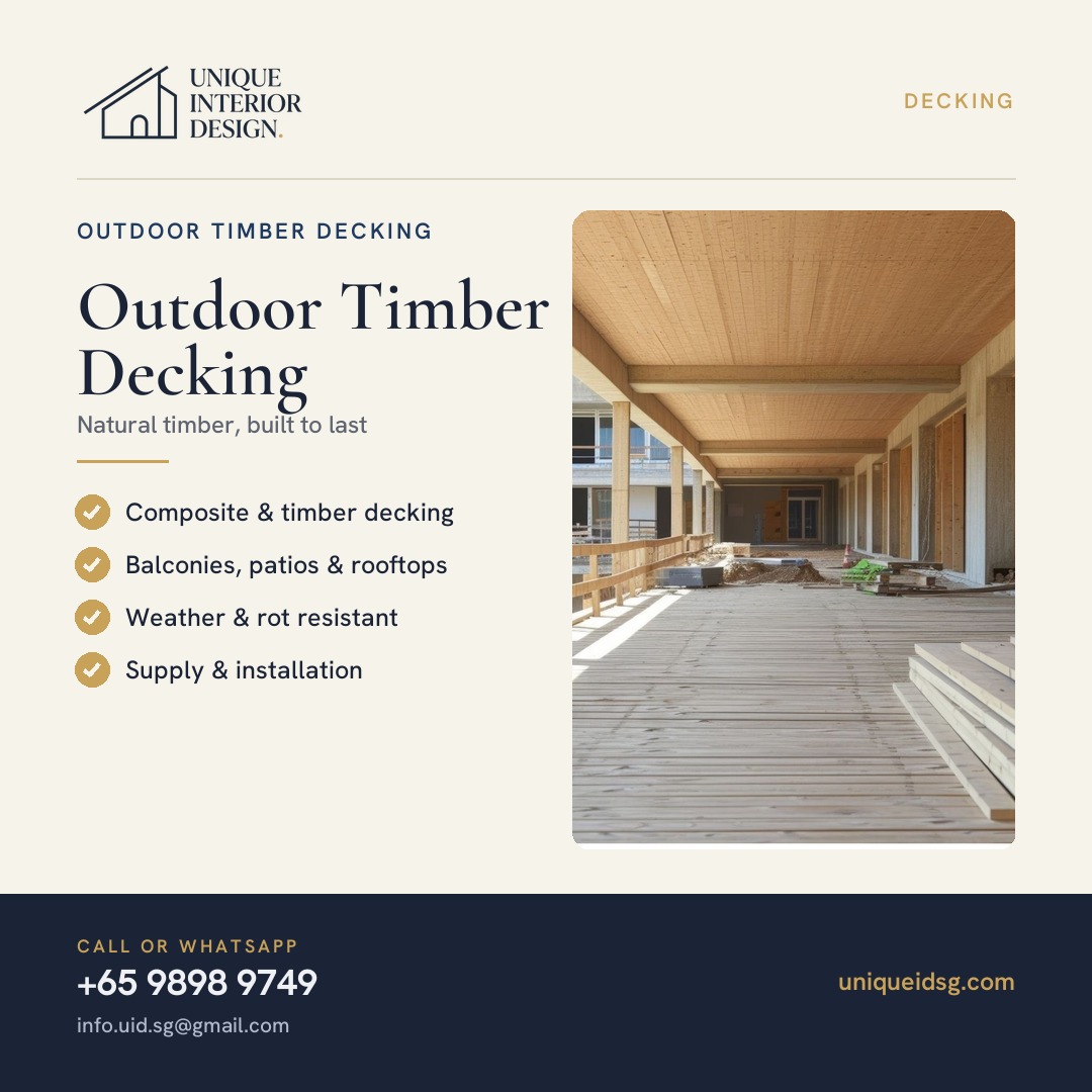 Outdoor Timber Decking Singapore