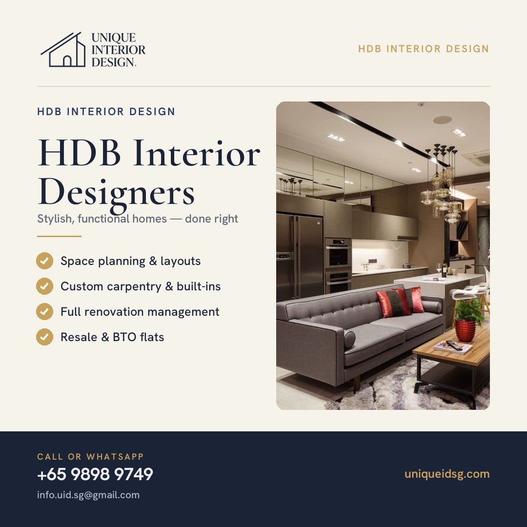 Top HDB Interior Designers in Singapore