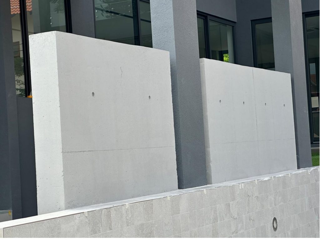 Off-Form Concrete Walls​