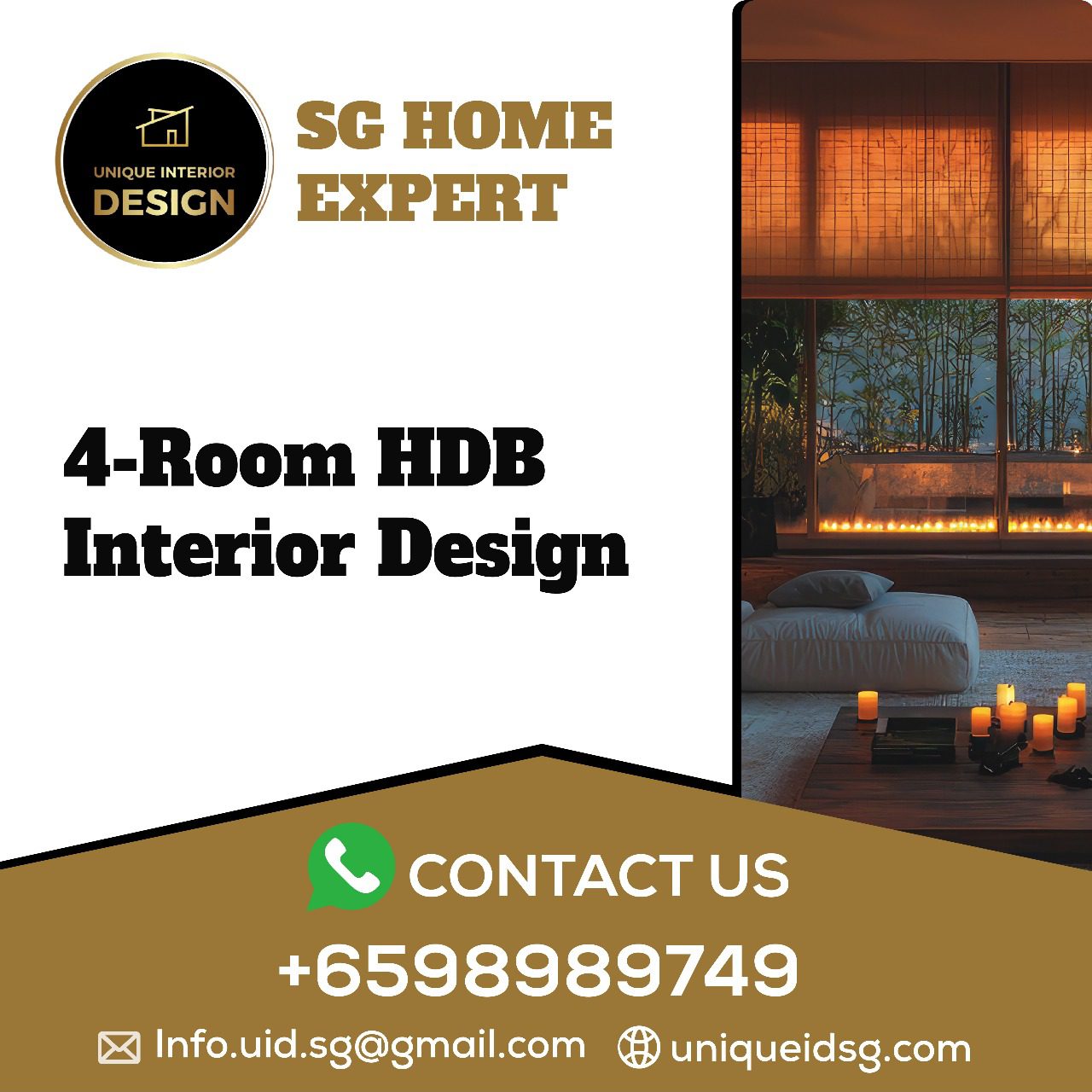 4-Room HDB Interior Design