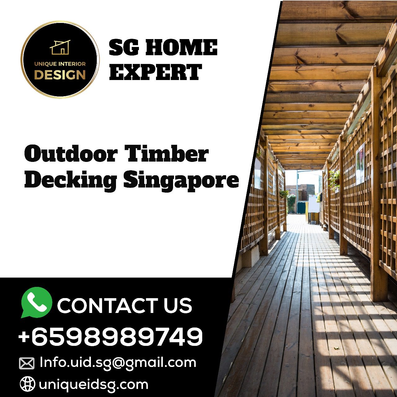 Outdoor Timber Decking Singapore