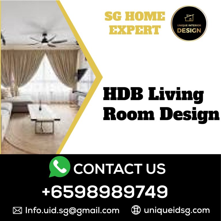 Modern HDB Living Room Design Singapore