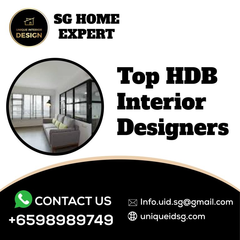 Top HDB Interior Designers in Singapore